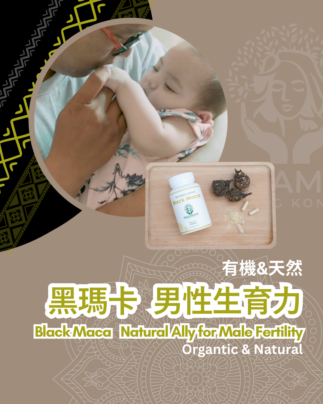 【黑瑪卡：男性生育力】