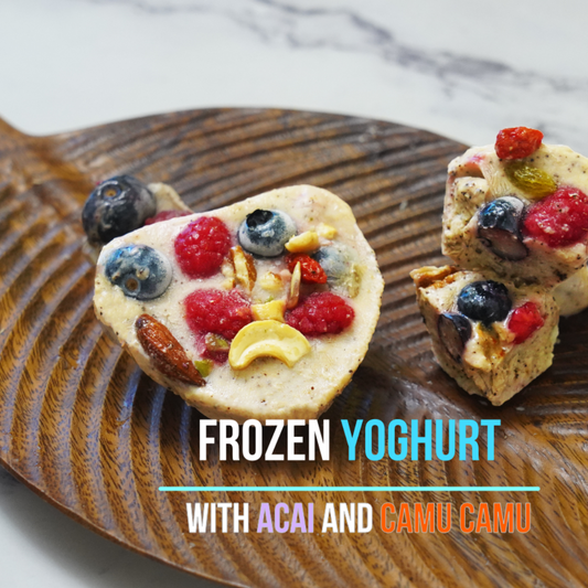 巴西莓及卡姆果乳酪冰 Frozen Yoghurt with Acai Berry and Camu Camu