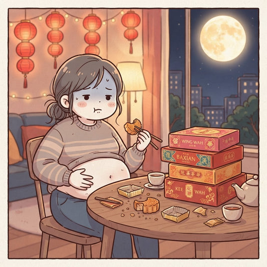 中秋節食太多月餅食滯？