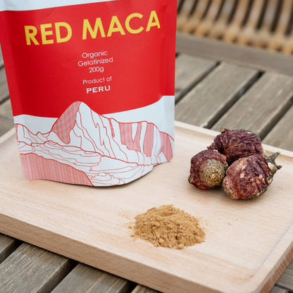 紅瑪卡粉(凝膠化) Red Maca, 200g